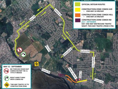 detour map